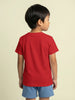 Nautinati Boys' 100% Cotton Crew Neck Disney Cars Placement Print T-shirt