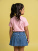 Nautinati Girls' Cotton Boba Tea Printed T-shirt