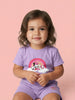 Nautinati Girls' Cotton Disney Minnie Mouse and Daisy Printed T-shirt and Shorts Co-ord Set