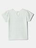 Nautinati Girls' Cotton Tops | Pack of 3 | Printed and Striped| Age 0 - 2 Years