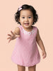 Nautinati Baby Girls' Gingham Print A-line Bubble Dress with Cotton Lining