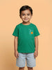 Nautinati Boys' 100% Cotton Front & Back Puff Print Oversized Crew Neck T-shirt