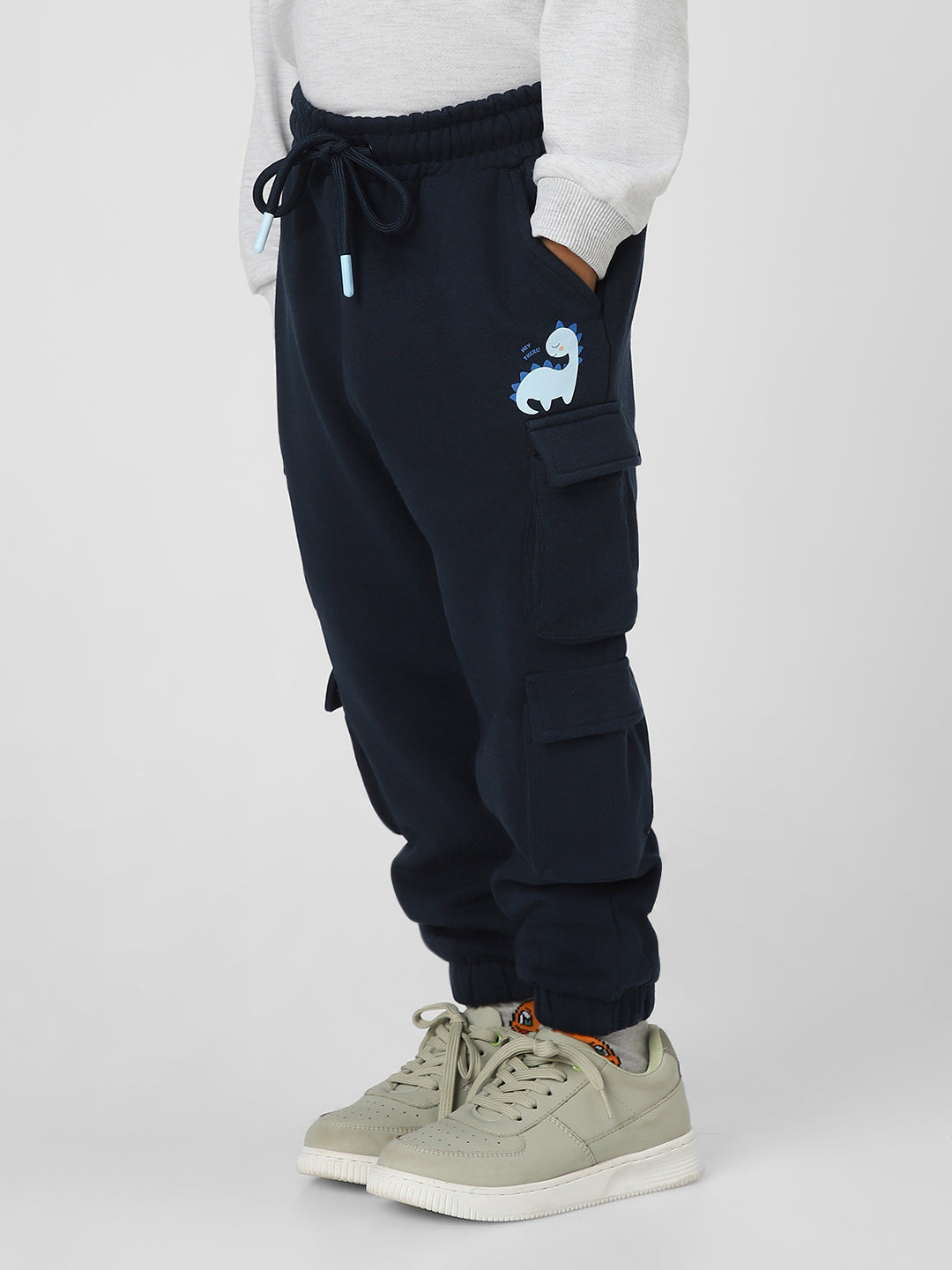 Nautinati Boys' Solid Utility Joggers