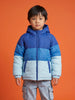 Nautinati Boys Hooded Ombre Colourblock Puffer Jacket with Front Zip, Regular Fit