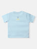 Nautinati Infants Cotton Mickey Mouse T-shirt with Colourblock Sleeves