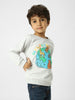 Boys Playful Printed Sweatshirt