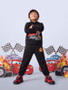Nautinati Boys Disney Cars Graphic Printed Oversized Hoodie and Jogger Set