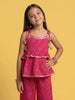 Nautinati Girls' Cotton Ethnic Festive Set | Age 2-10 Years