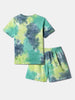 Nautinati Boys' Cotton T-shirt and Shorts Set | Tie and Dye |  Age 2 - 10 Years