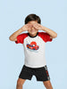 Nautinati Boys Oversized Cotton Racing Car Print T-shirt and Shorts Clothing Set