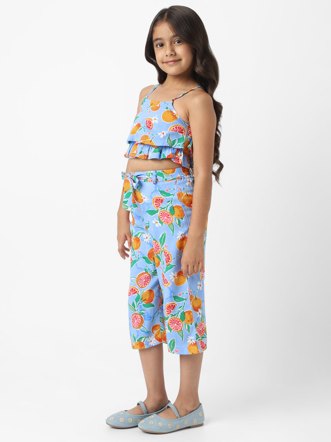 Cotton Co-ords for Girls | Girls Rayon-Cotton Clothing Set | 4 to 8 Years