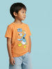 Nautinati Boys' 100% Cotton Crew Neck Disney Donald Duck Placement Print T-shirt