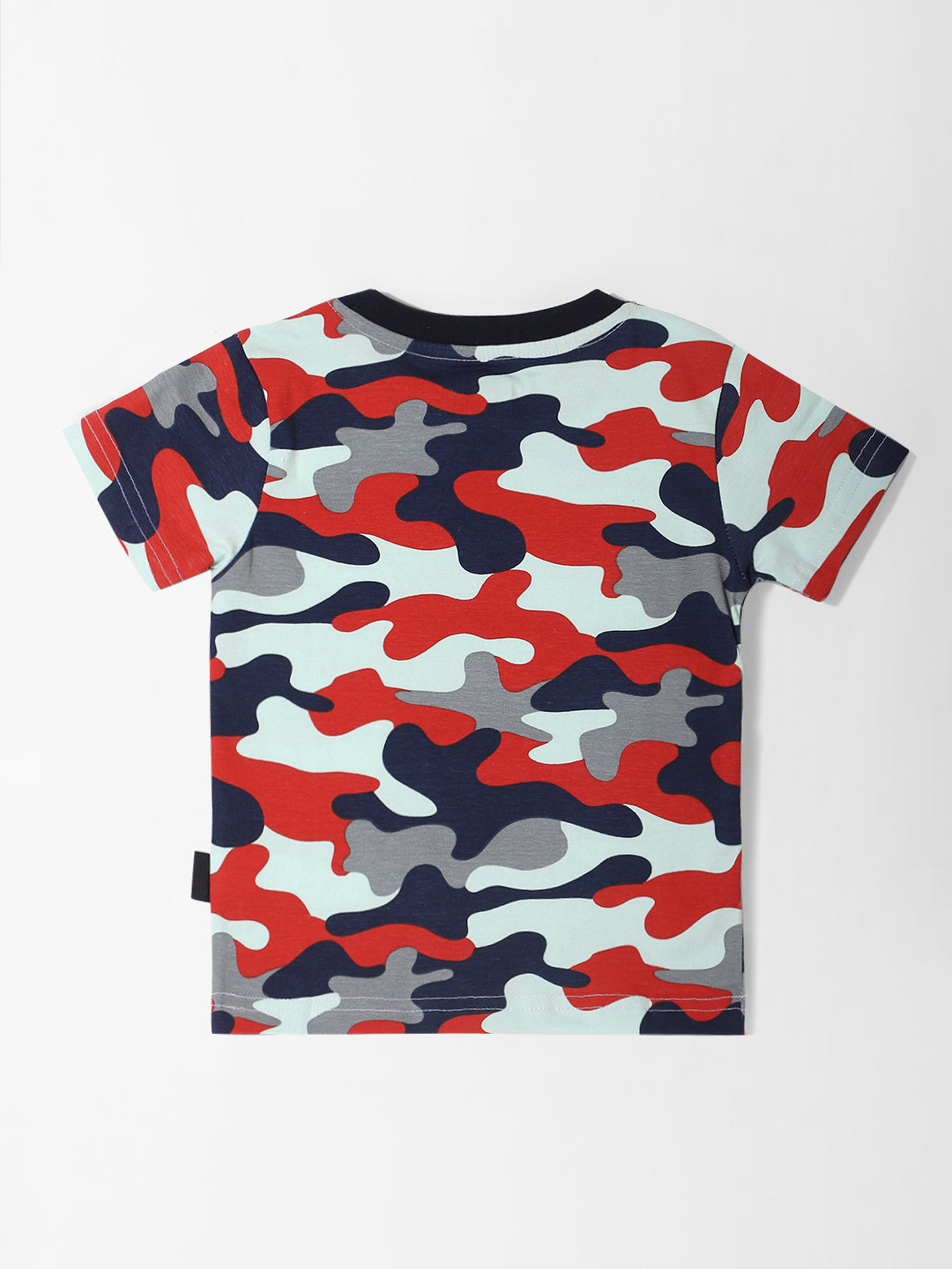 Nautinati Boys Cotton Camouflage AOP T-shirt