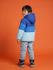 Nautinati Boys Hooded Ombre Colourblock Puffer Jacket with Front Zip, Regular Fit