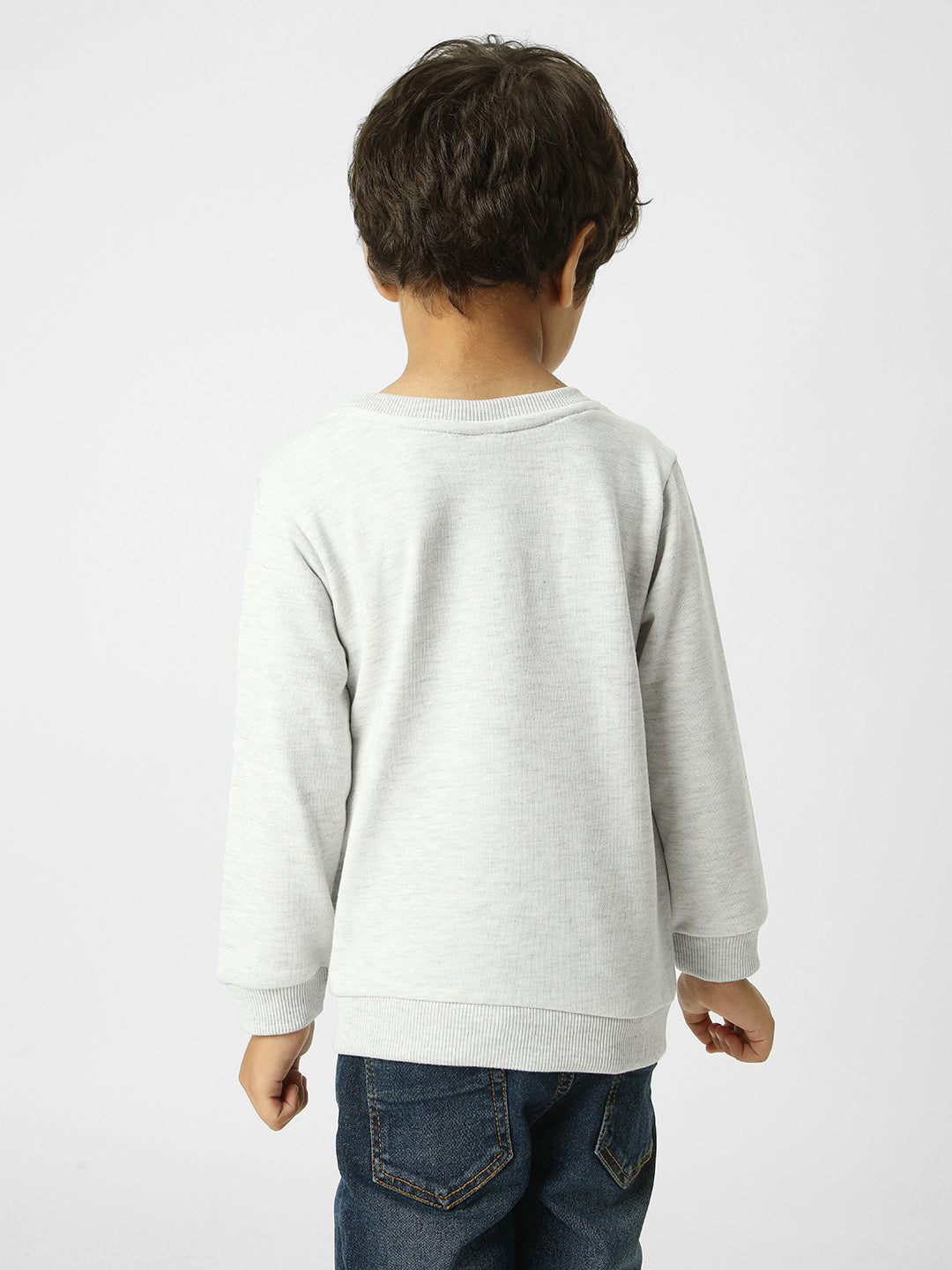 Boys Playful Printed Sweatshirt