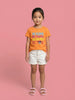 Nautinati Girls' 100% Cotton Crew Neck Disney Minnie Mouse Typography Print T-shirt