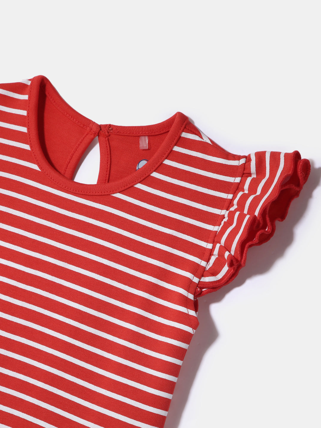 Nautinati Girls' 100% Cotton Printed Tops | Pack of 2 | Age 0 - 2 Years