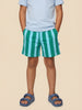 Nautinati Boys’ 100% Cotton Pack of 2 Graphic & Striped Print Lounge Shorts