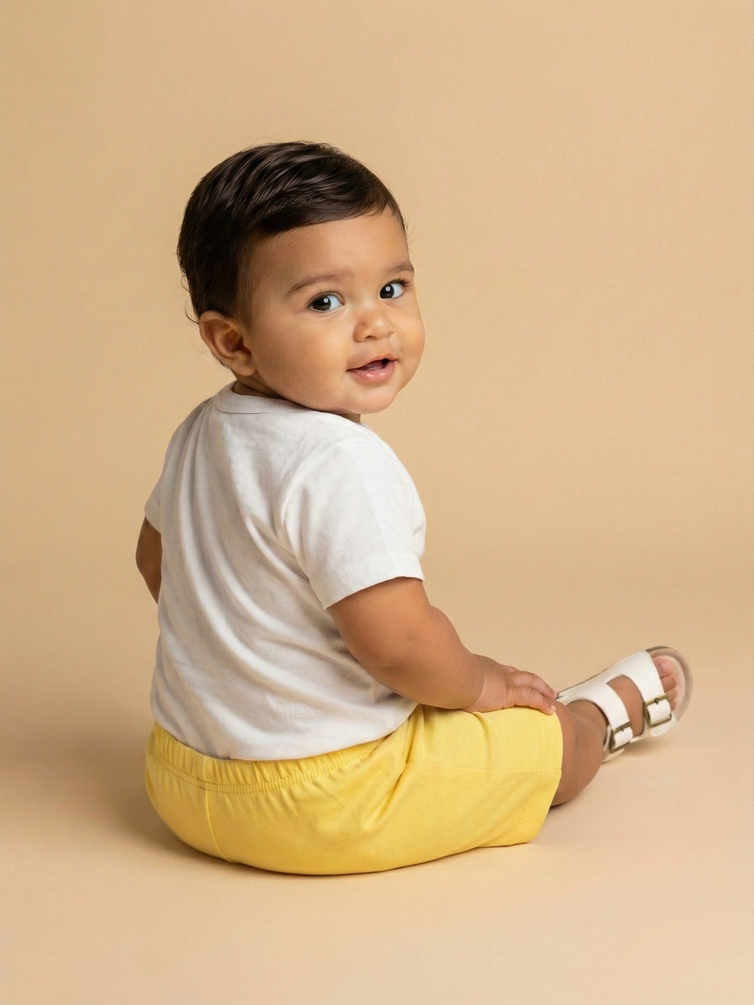 Nautinati Baby Boys Racing Car Printed Regular Fit Round Neck T-shirt and Shorts Clothing Set