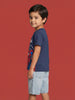 Nautinati Boys' 100% Cotton Crew Neck Marvel Spiderman Placement Print T-shirt