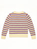 Nautinati Multicolour Striped Sweater for Girls