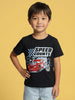 Nautinati Boys Pure Cotton Pack of 2 Disney Lightning McQueen Print Crew Neck T-shirts