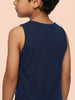 Nautinati Boys' 100% Cotton Pack of 2 Solid Essentials Vests