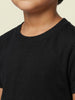 Nautinati Boys' 100% Cotton Pack of 2 Solid Essentials Crew Neck T-shirts