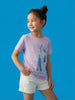 Nautinati Girls' 100% Cotton Crew Neck Disney Frozen Elsa Placement Print T-shirt