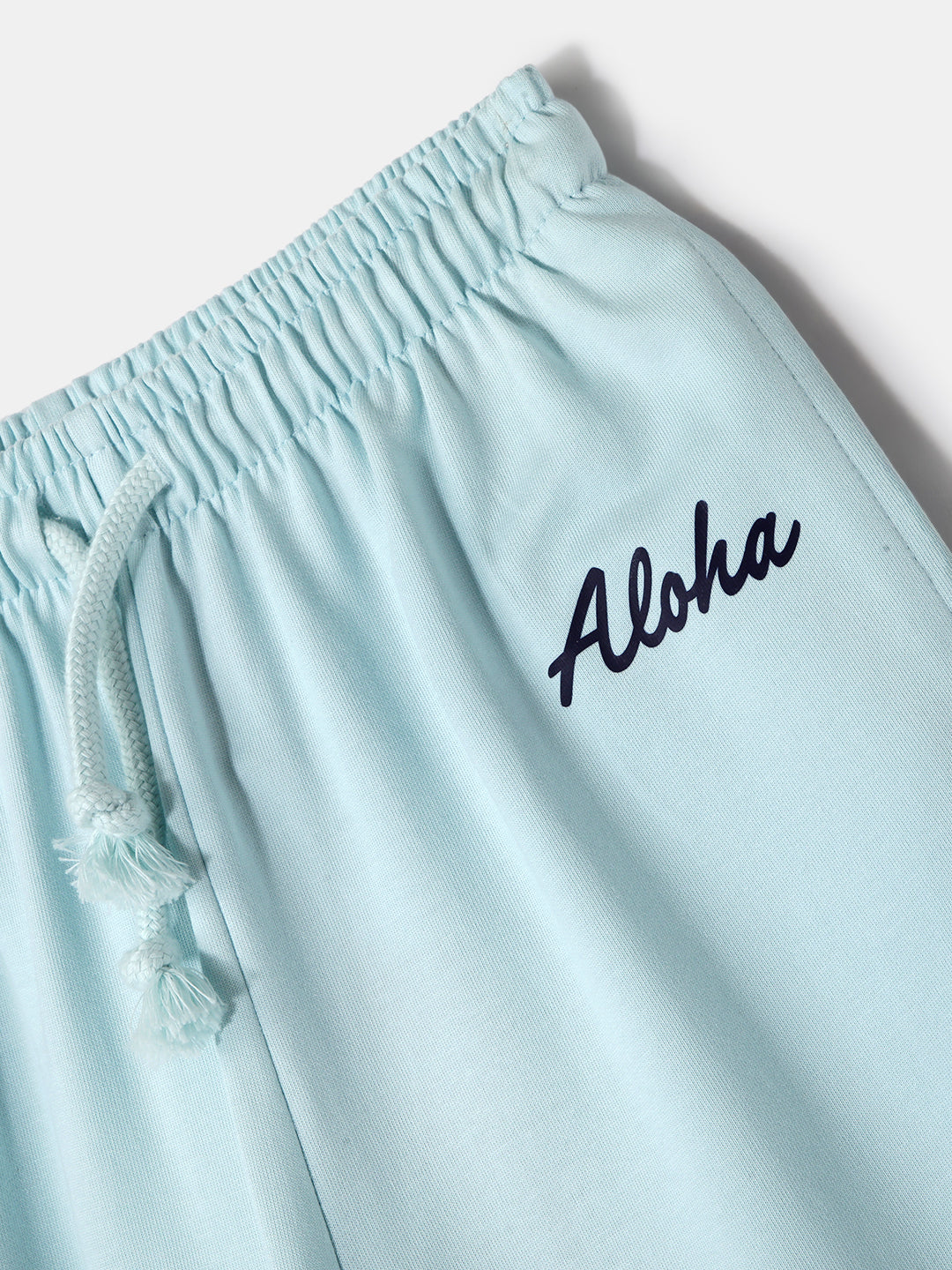 Nautinati Girls' Lightweight Terry Cotton Bottomwear | Lilo Print | Age 2 - 10 Years