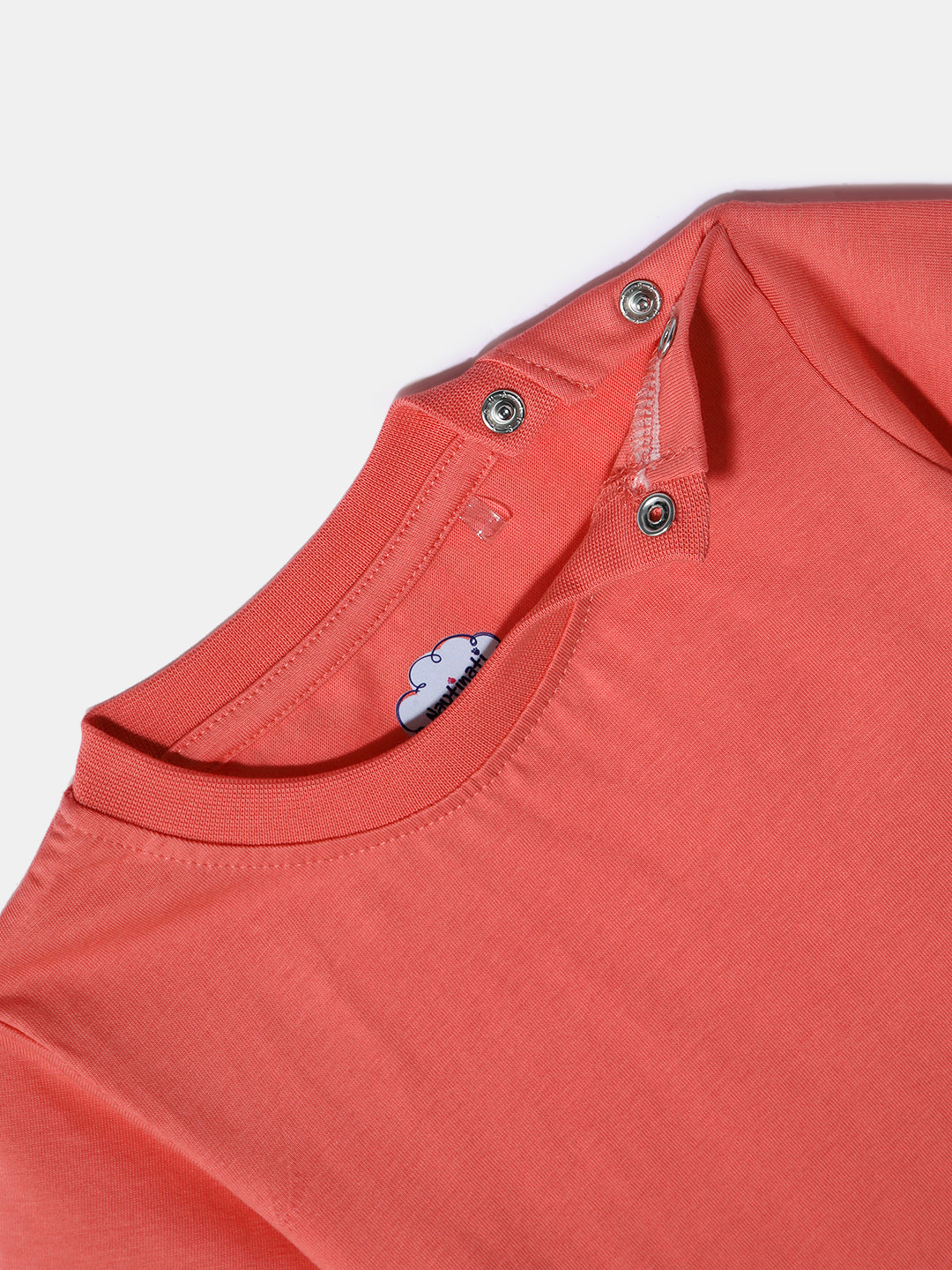 Nautinati Girls' Cotton Tops | Pack of 3 | Age 0 - 2 Years