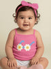 Nautinati Baby Girls' 100% Cotton Pack of 2 Printed Camisoles