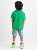 Nautinati Boys' Cotton Marvel Printed T-shirt and Denim Shorts Set for Boys
