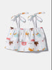 Nautinati Girls' Poplin Cotton Printed Top and Shorts Set |  Age 0 - 2 Years