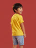 Nautinati Boys' 100% Cotton Crew Neck Disney Cars Placement Print T-shirt