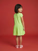Nautinati Girls' 100% Cotton Disney Minnie Mouse Placement Print A-line Dress