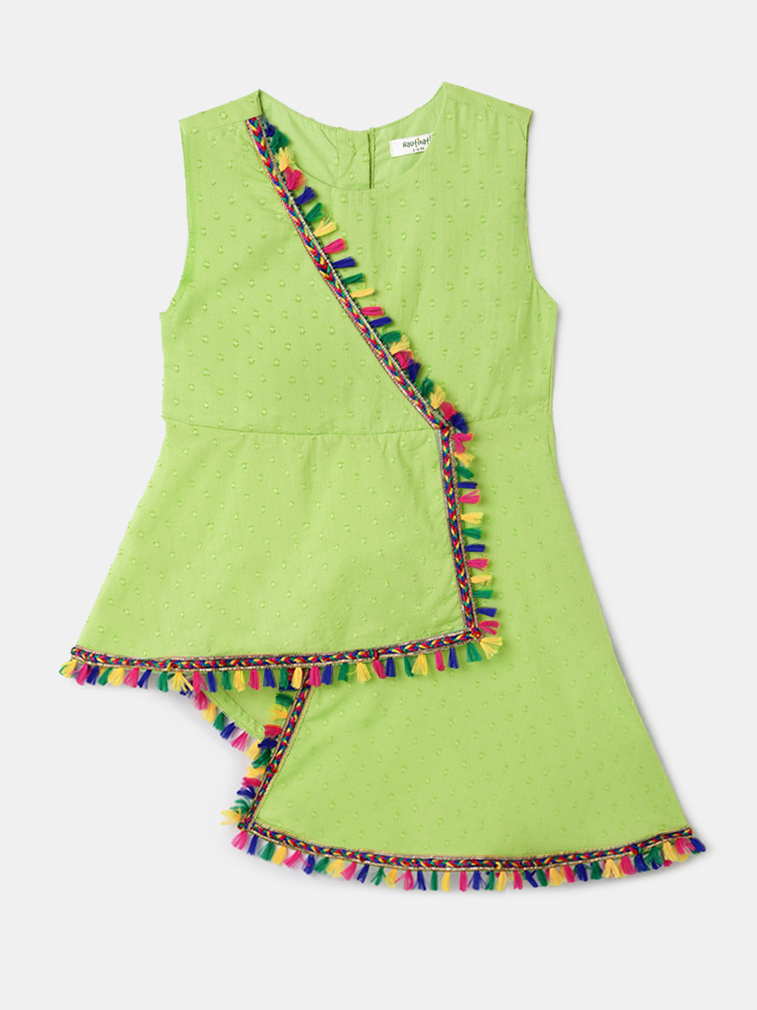 Nautinati Girls' Cotton Ethnic Festive Set | Age 2-10 Years
