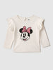Nautinati Infant Girls’ Cotton Minnie Mouse Printed Top and Pants Set