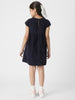 UNICORN EMBROIDERD FIT & FLARED CORDUROY DRESS