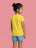 Nautinati Girls' 100% Cotton Crew Neck Disney Minnie Mouse & Daisy Placement Print T-shirt
