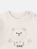Nautinati Infantsâ€™ Premium Cotton Colourblock & Graphic Printed Sleepsuit