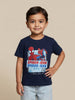 Nautinati Boys Pure Cotton Pack of 2 Marvel Spiderman Printed Crew Neck T-shirts