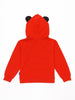 Nautinati Red Mickey Mouse Print Hooded Sweatshirt for Boys