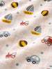 Nautinati Baby Boys' Muslin 100% Cotton Pack of 2 All-over Print Woven Swaddles
