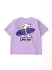 Nautinati Lavendar Puff-printed T-shirt for Boys