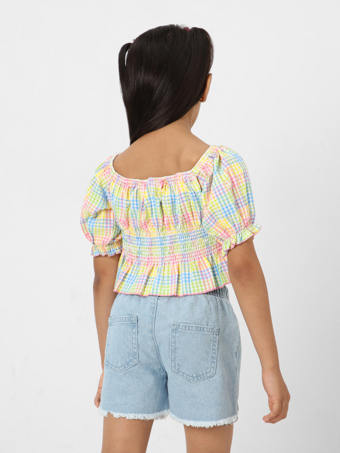 Nautinati Girls' Printed Cropped Top