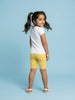 Nautinati Girls' Cotton Minnie Mouse Printed T-shirt and Biker Shorts Co-ord Set