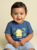 Nautinati Baby Boys' Cotton Pack of 2 Ocean Printed T-shirts