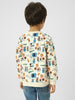 Boys Playful Conversational Printed Sweatshirt