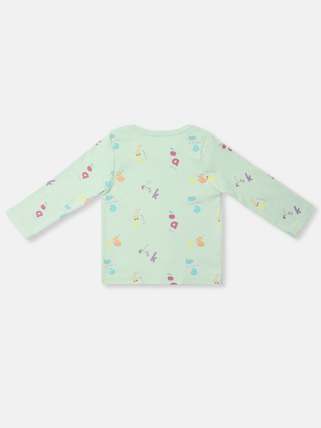 Nautinati Infants Cotton Cute Print Pack of 2 T-shirt